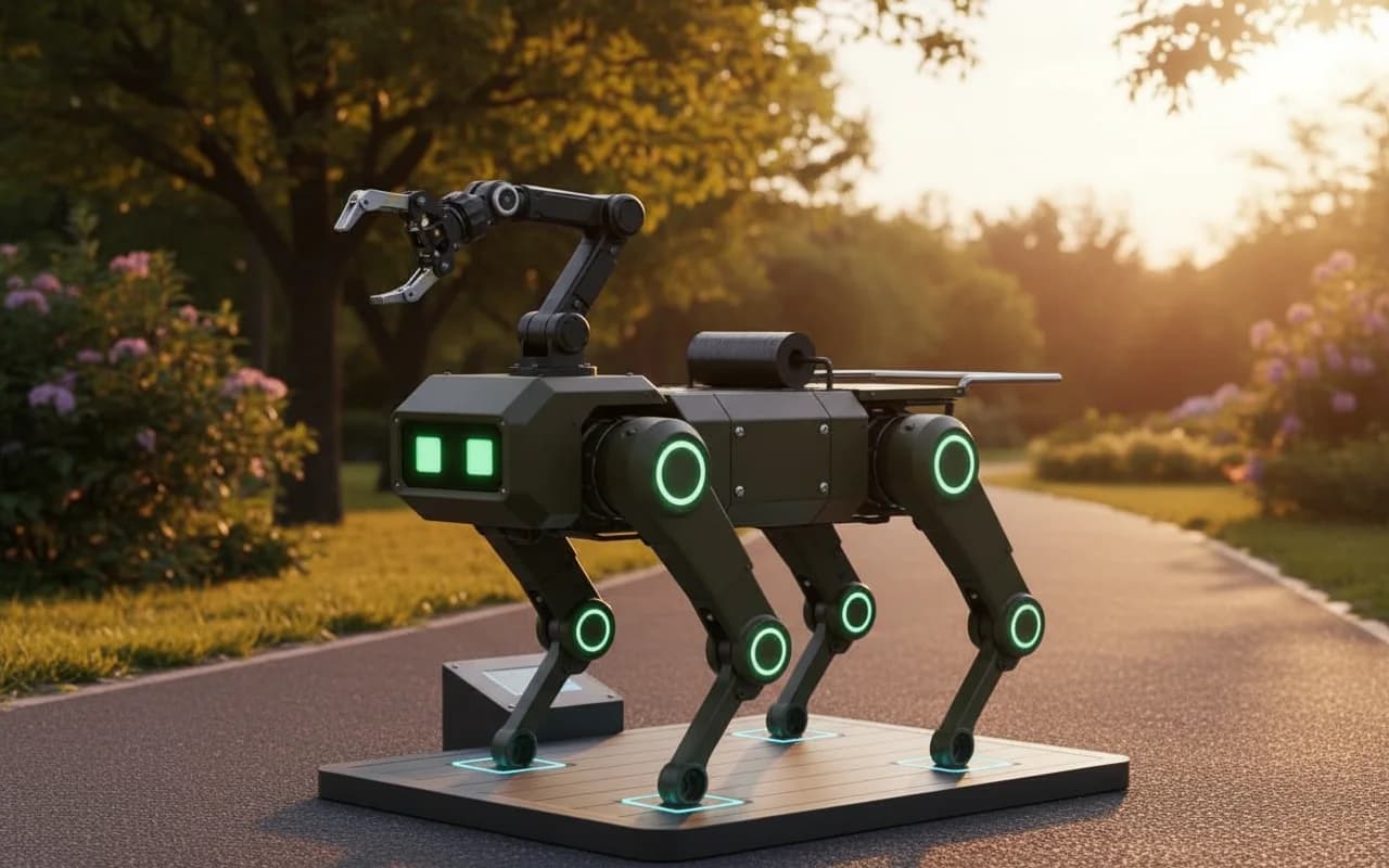 CleanWalker autonomous charging dock station